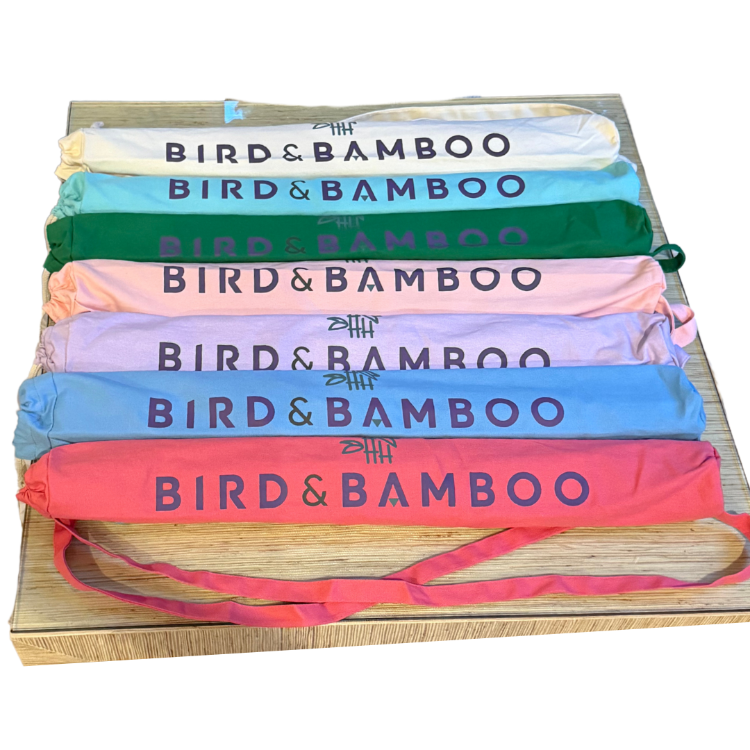 Bird & Bamboo Mahjong Mat Bag