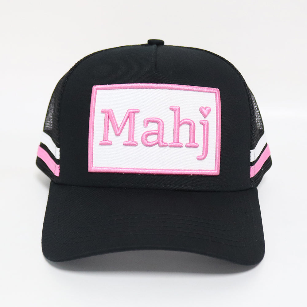 Mahjong Trucker Hat - Black