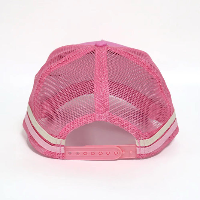 Mahjong Trucker Hat - Hot Pink