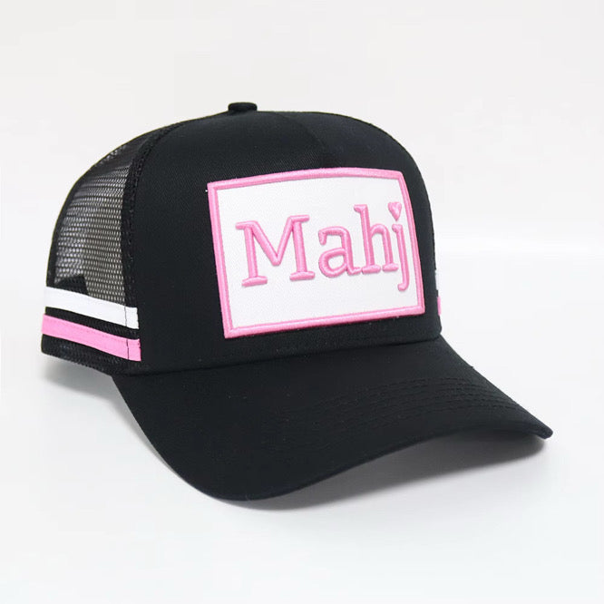 Mahjong Trucker Hat - Black