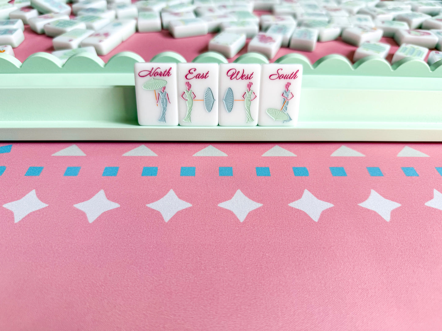 The Allure Mahjong Tile Set w/ Acrylic Display Box