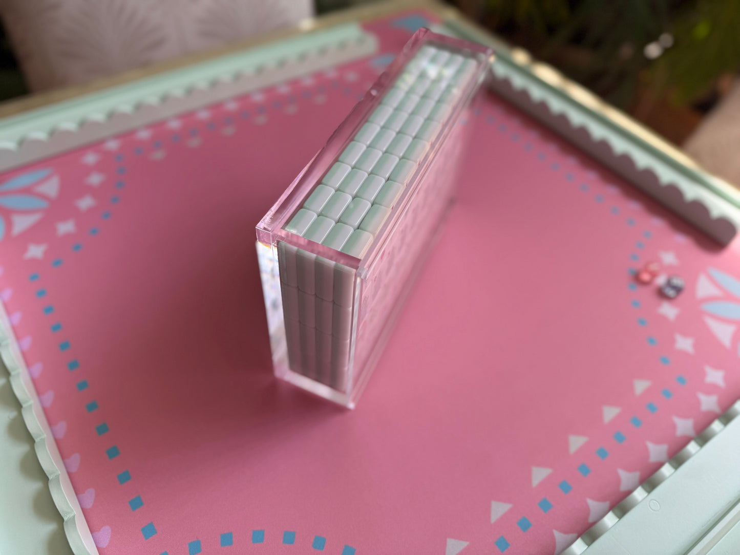 The Allure Mahjong Tile Set w/ Acrylic Display Box