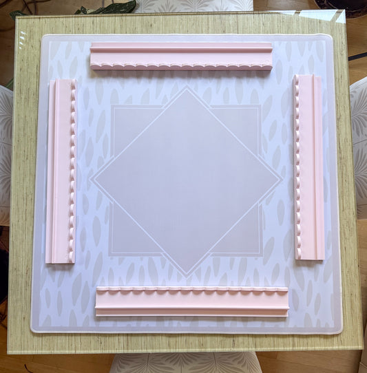 The Neutre Blanc Mahjong Mat