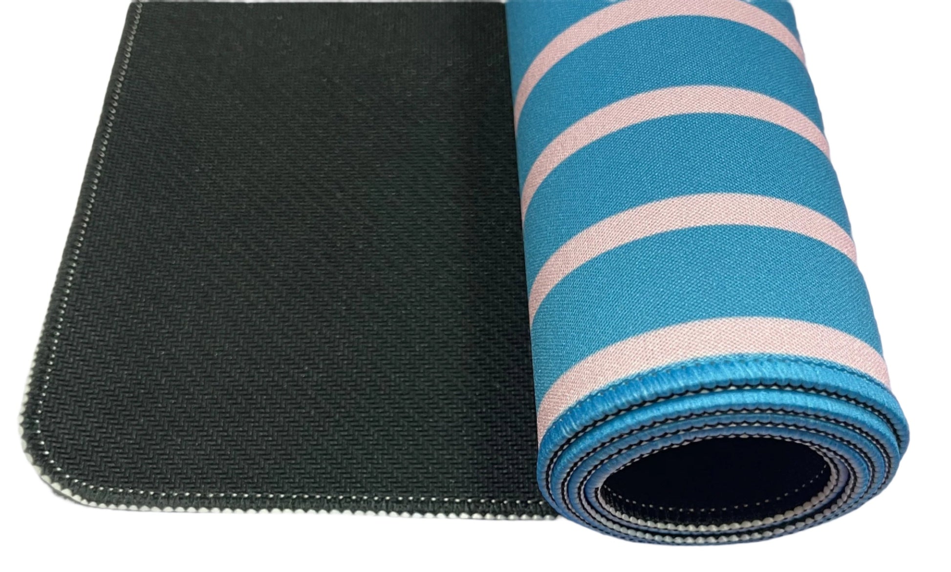 The Jessica Mahjong Mat - teal rolled