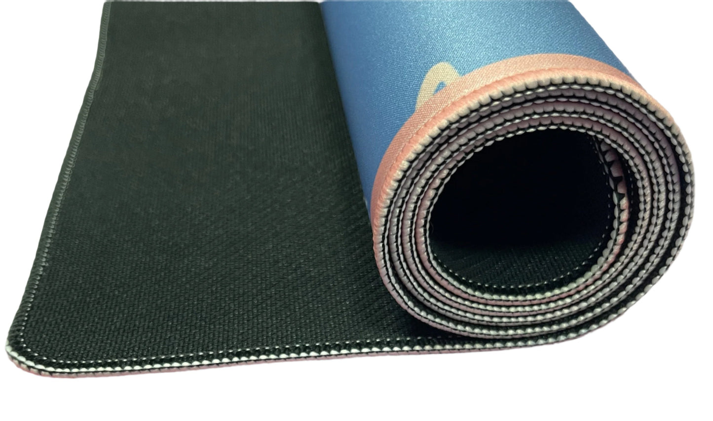 The Miami Mahjong Mat rolled