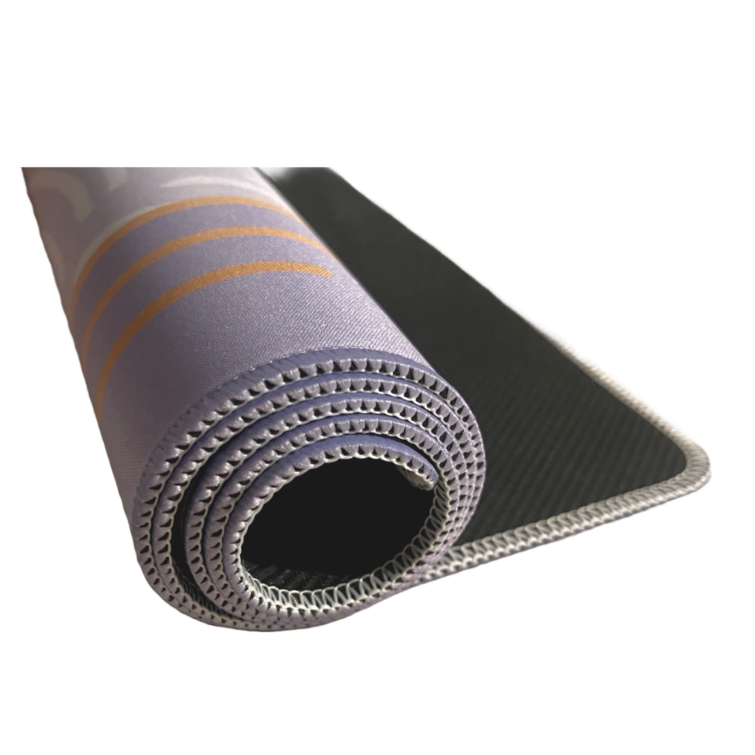 The Paradise Mahjong Mat- Lovely Lavender rolled