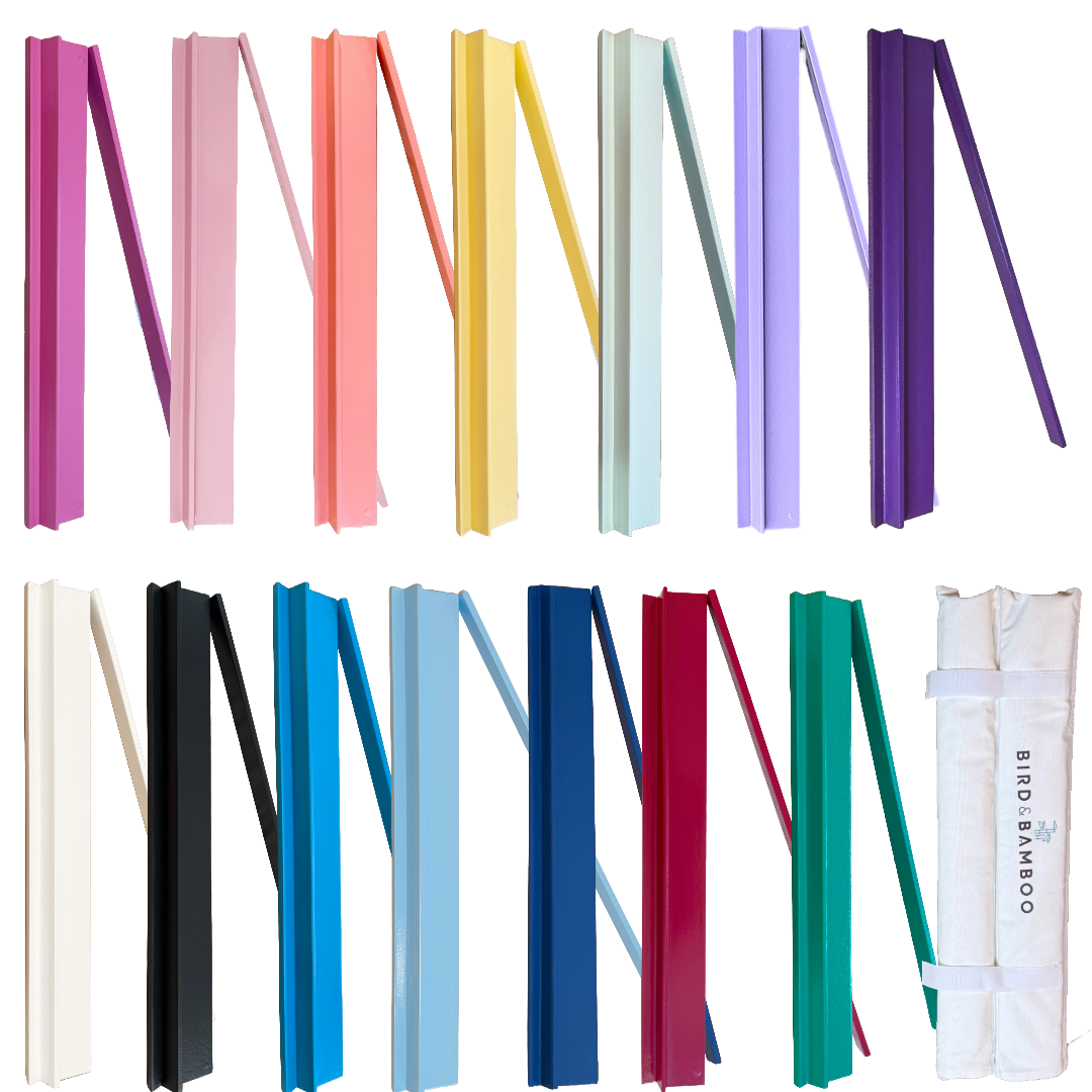Wooden Mahjong Rack & Pusher Set with Rack Bag