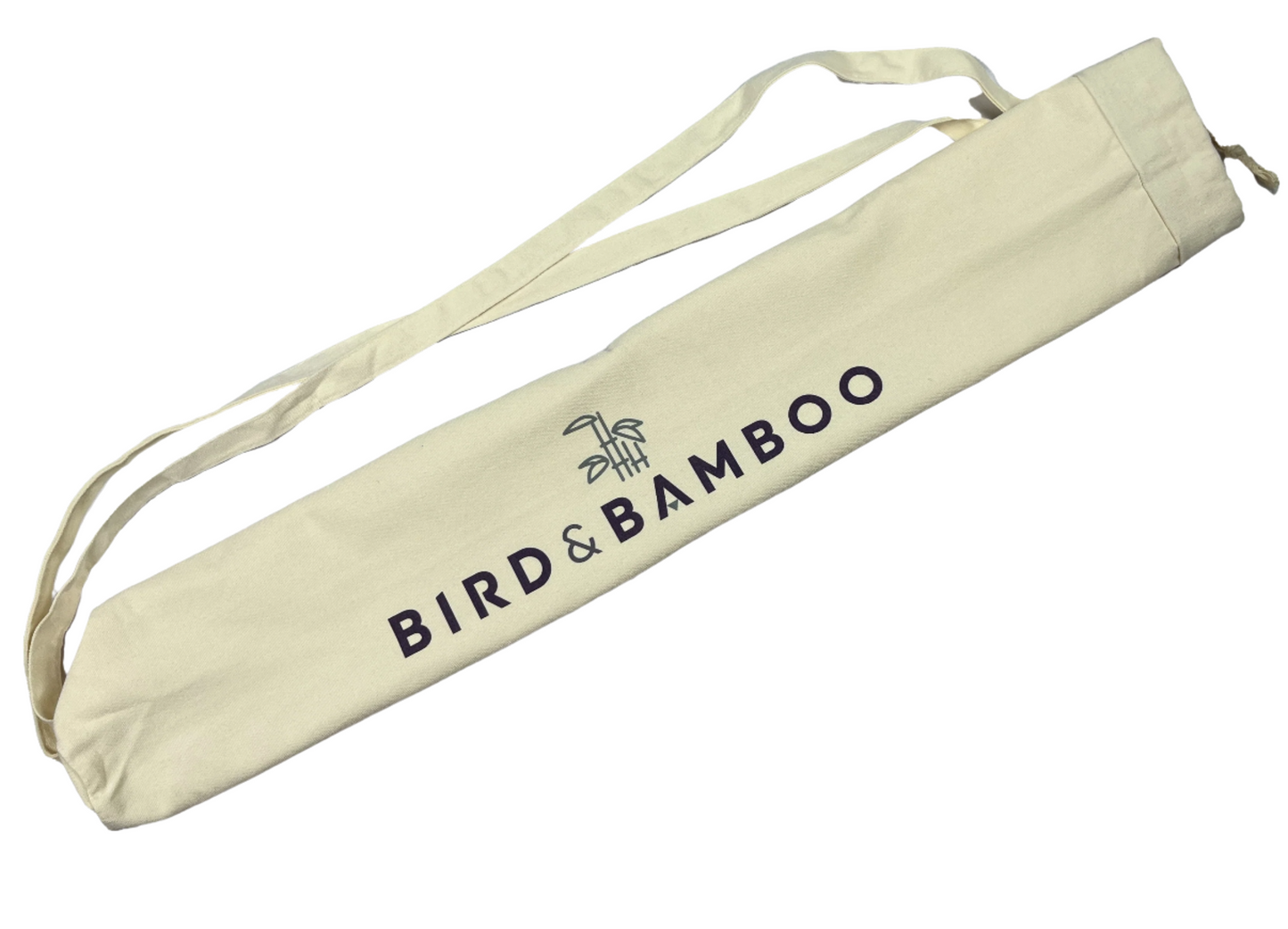 bird & bamboo mahjong mat bag flat