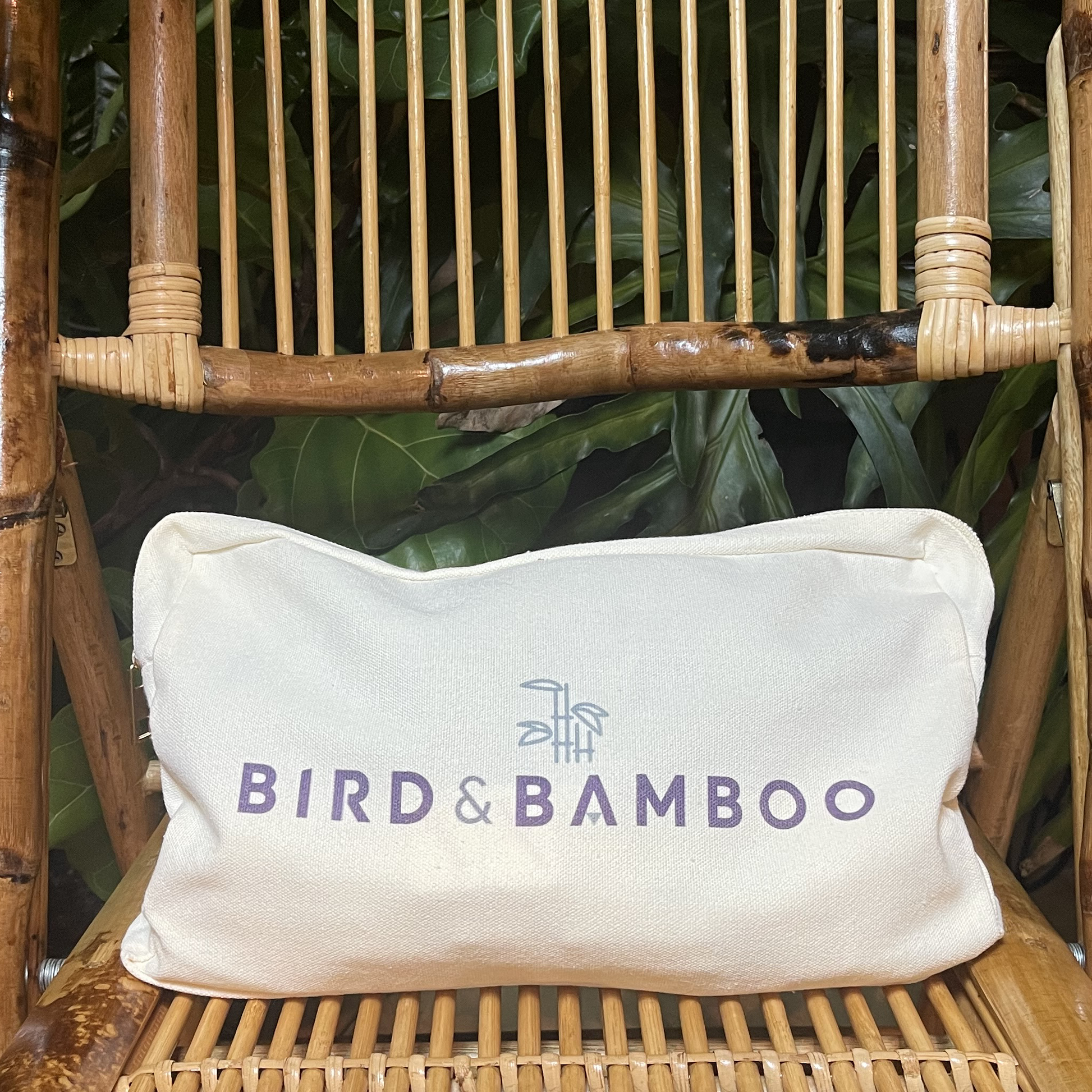 bird & bamboo mahjong tile set bag filled