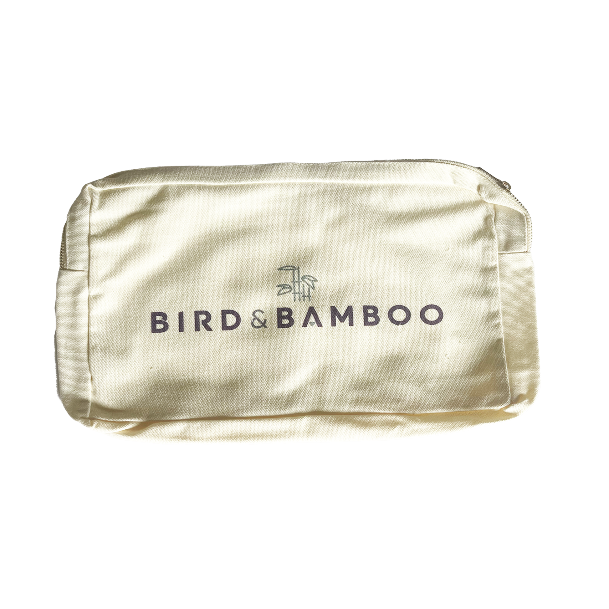 bird & bamboo mahjong tile set bag flat