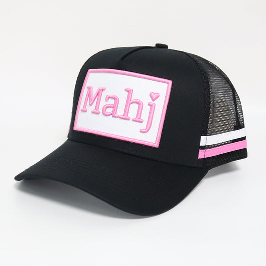 Mahjong Trucker Hat - Black