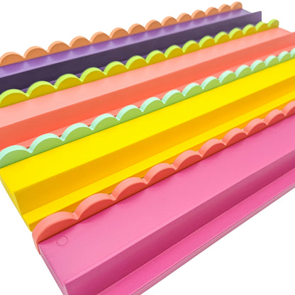 Set of 4 Scalloped Magnetic Pushers *Add-ON*