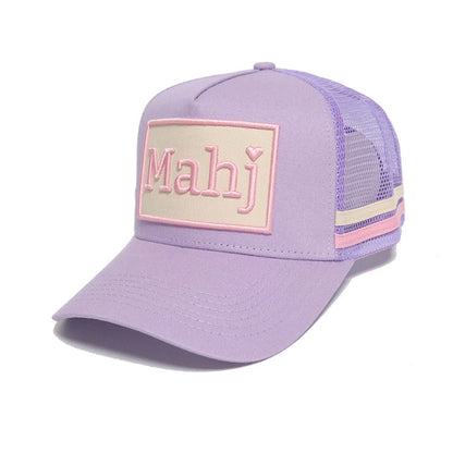 Mahjong Trucker Hat - Lavender