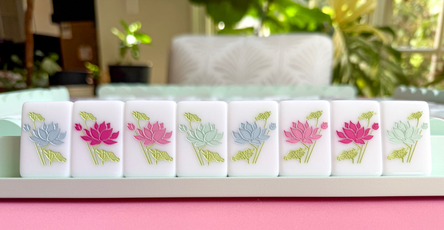 The Allure Mahjong Tile Set w/ Acrylic Display Box