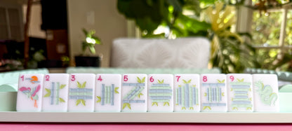 The Allure Mahjong Tile Set w/ Acrylic Display Box