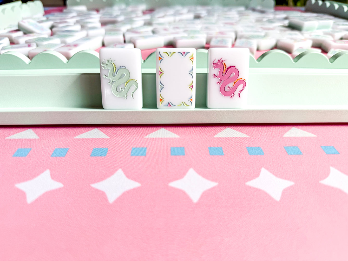The Allure Mahjong Tile Set w/ Acrylic Display Box