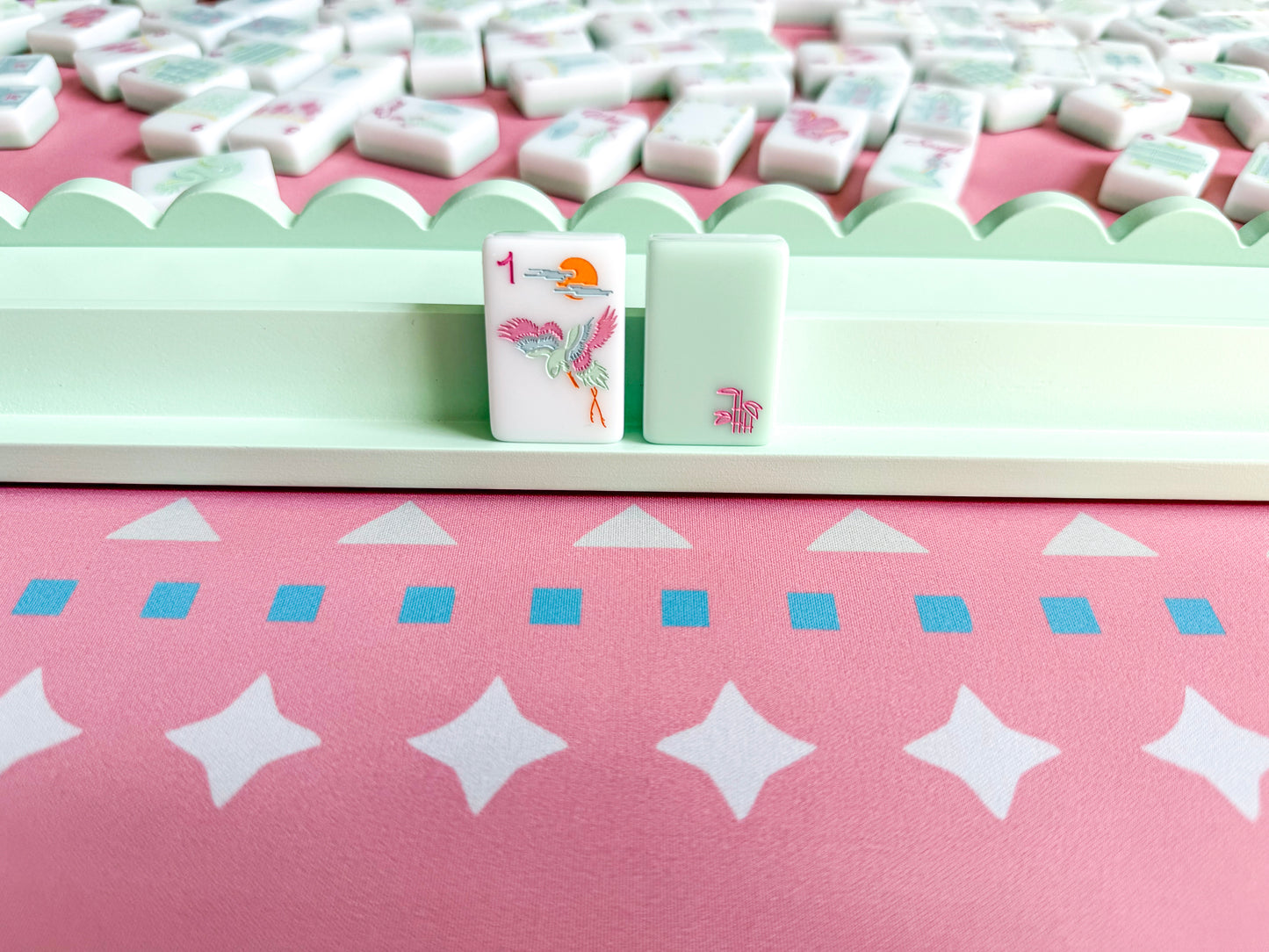 The Allure Mahjong Tile Set w/ Acrylic Display Box