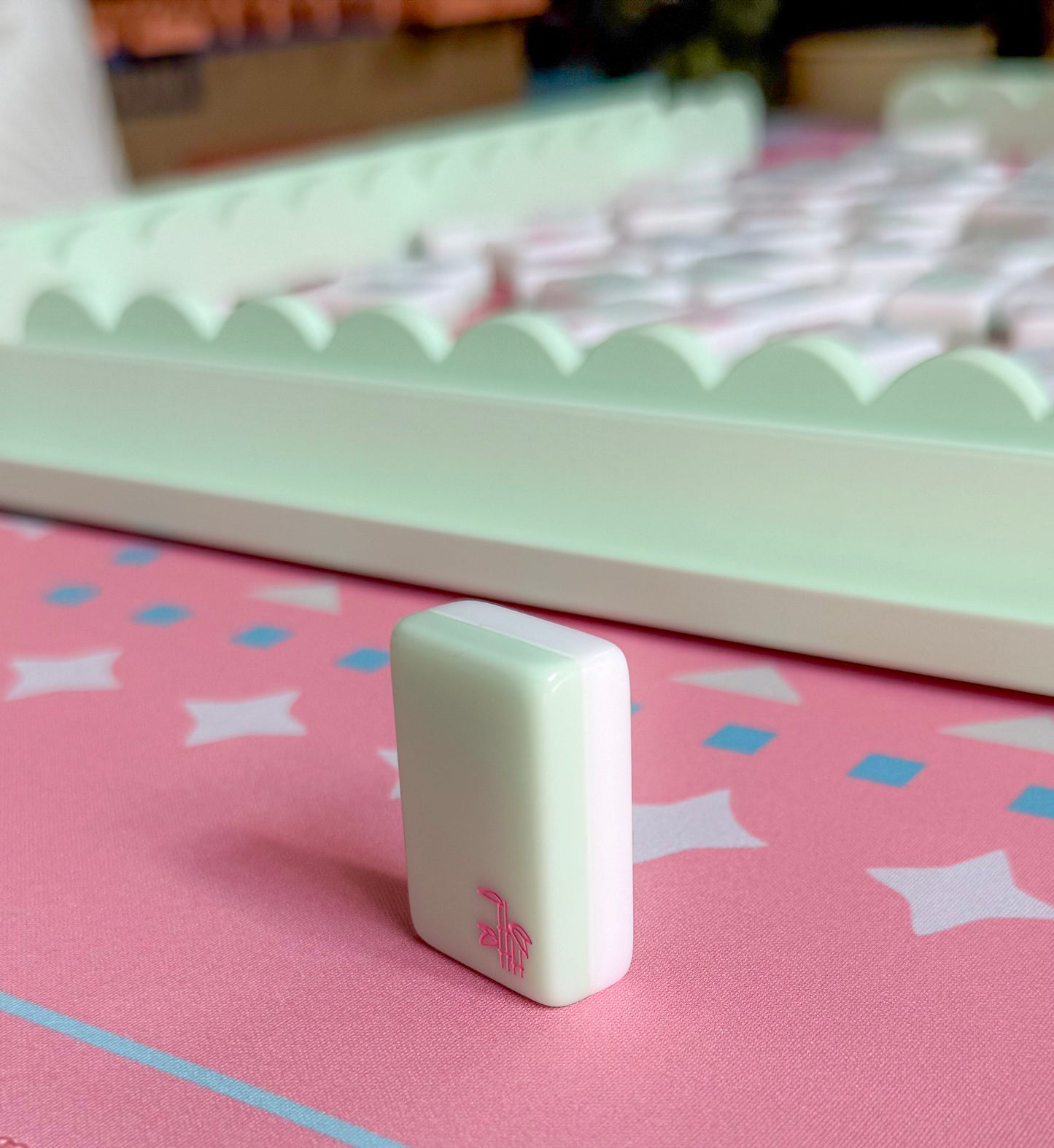 The Allure Mahjong Tile Set w/ Acrylic Display Box