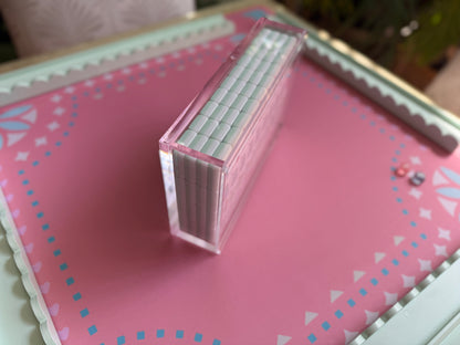 The Allure Mahjong Tile Set w/ Acrylic Display Box