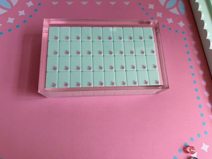 The Allure Mahjong Tile Set w/ Acrylic Display Box