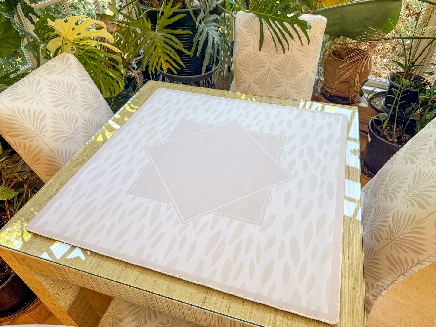 The Neutre Blanc Mahjong Mat