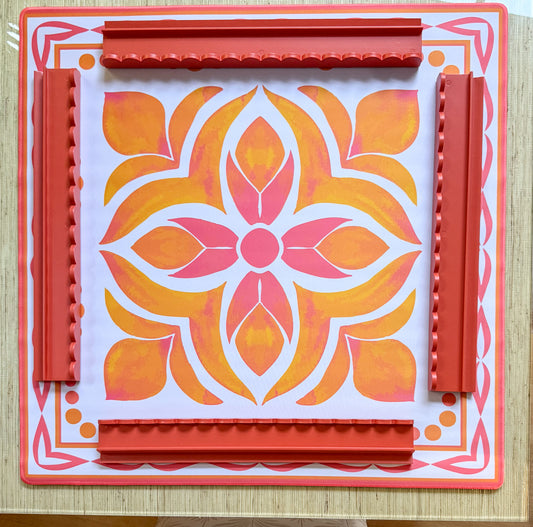 The Tangelo Delphine Mahjong Mat