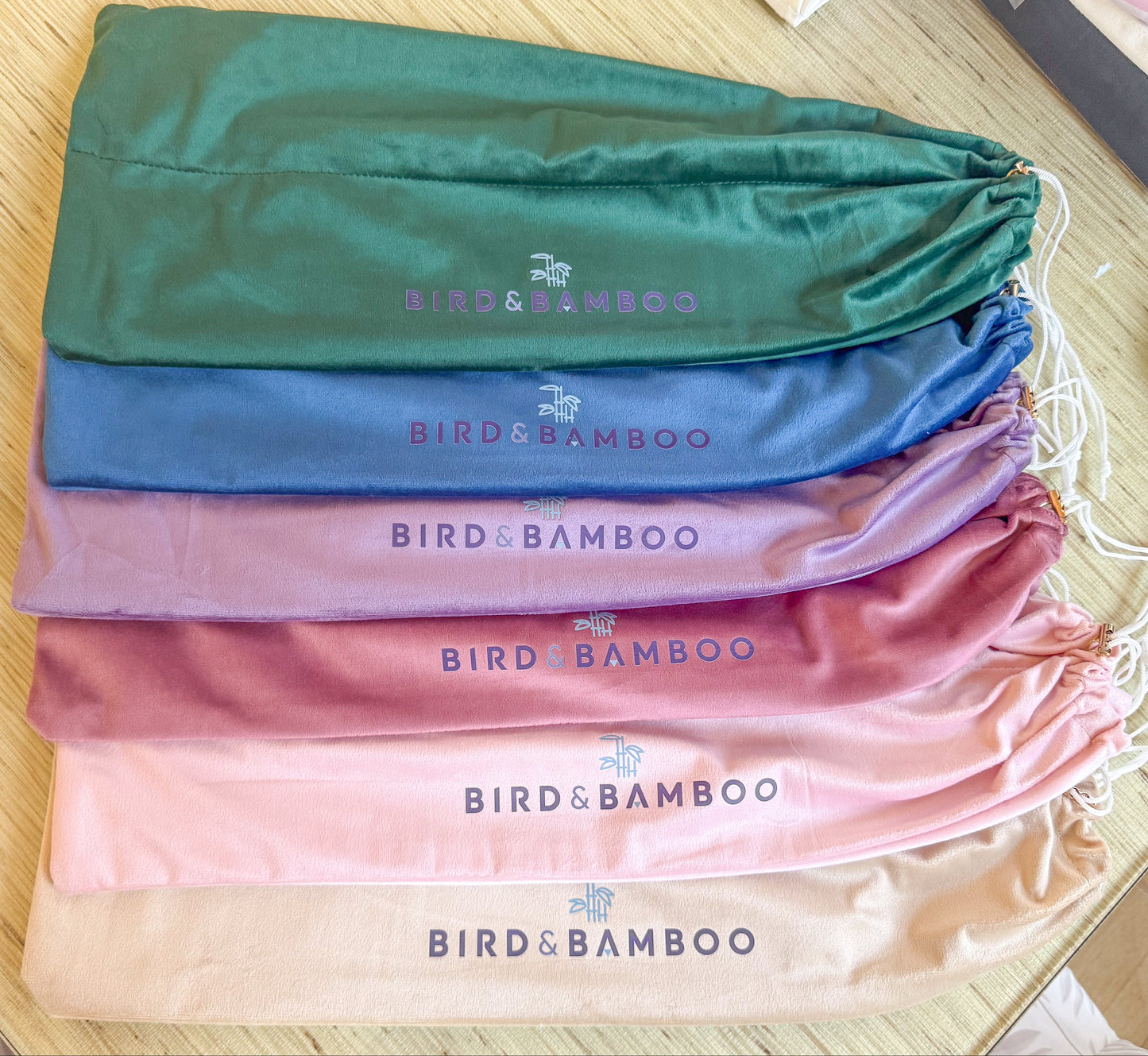 Velvet Drawstring Mahjong Rack Bag