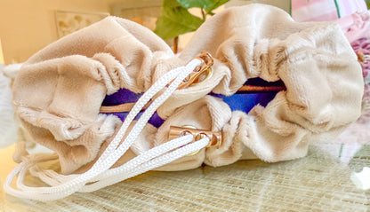 Velvet Drawstring Mahjong Rack Bag