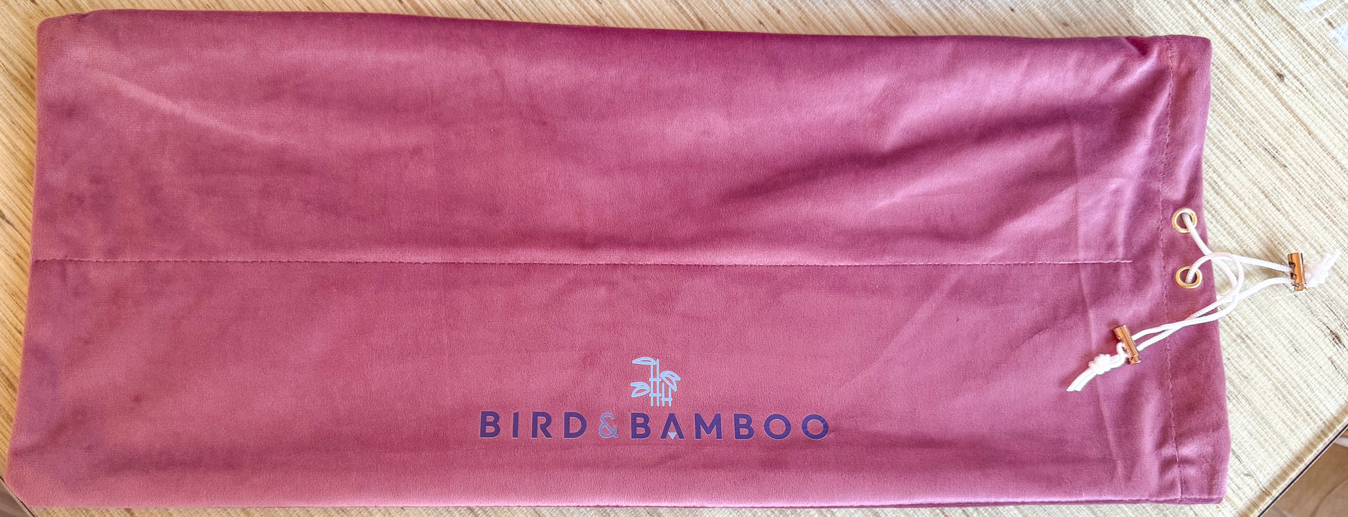 bamboo fishing pole with purple velvet bag Velvet Drawstring Mahjong Rack Bag