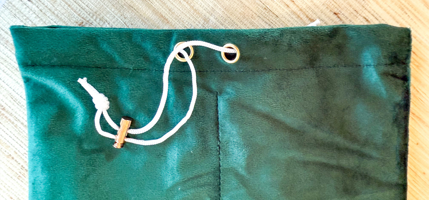 Velvet Drawstring Mahjong Rack Bag