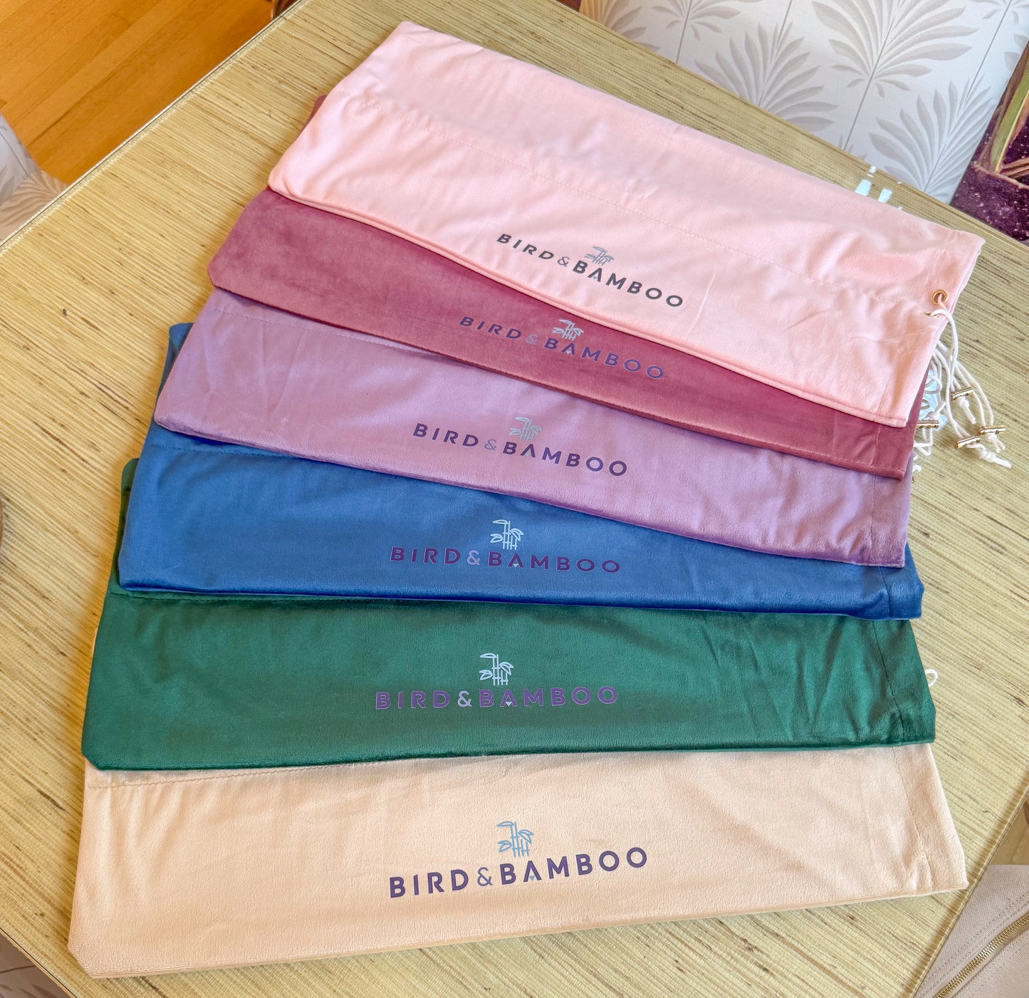 Velvet Drawstring Mahjong Rack Bag