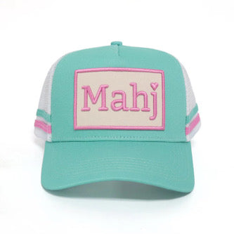 Mahjong Trucker Hat - Aqua
