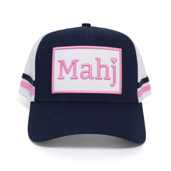Mahjong Trucker Hat - Navy