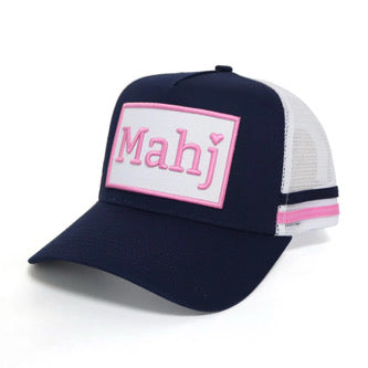 Mahjong Trucker Hat - Navy