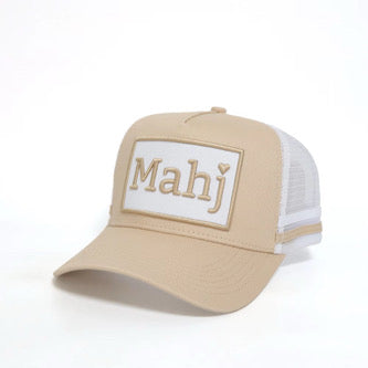 Mahjong Trucker Hat - Tan