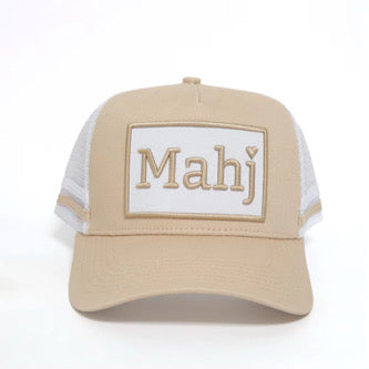 Mahjong Trucker Hat - Tan