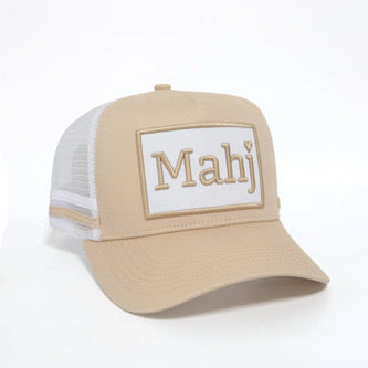 Mahjong Trucker Hat - Tan