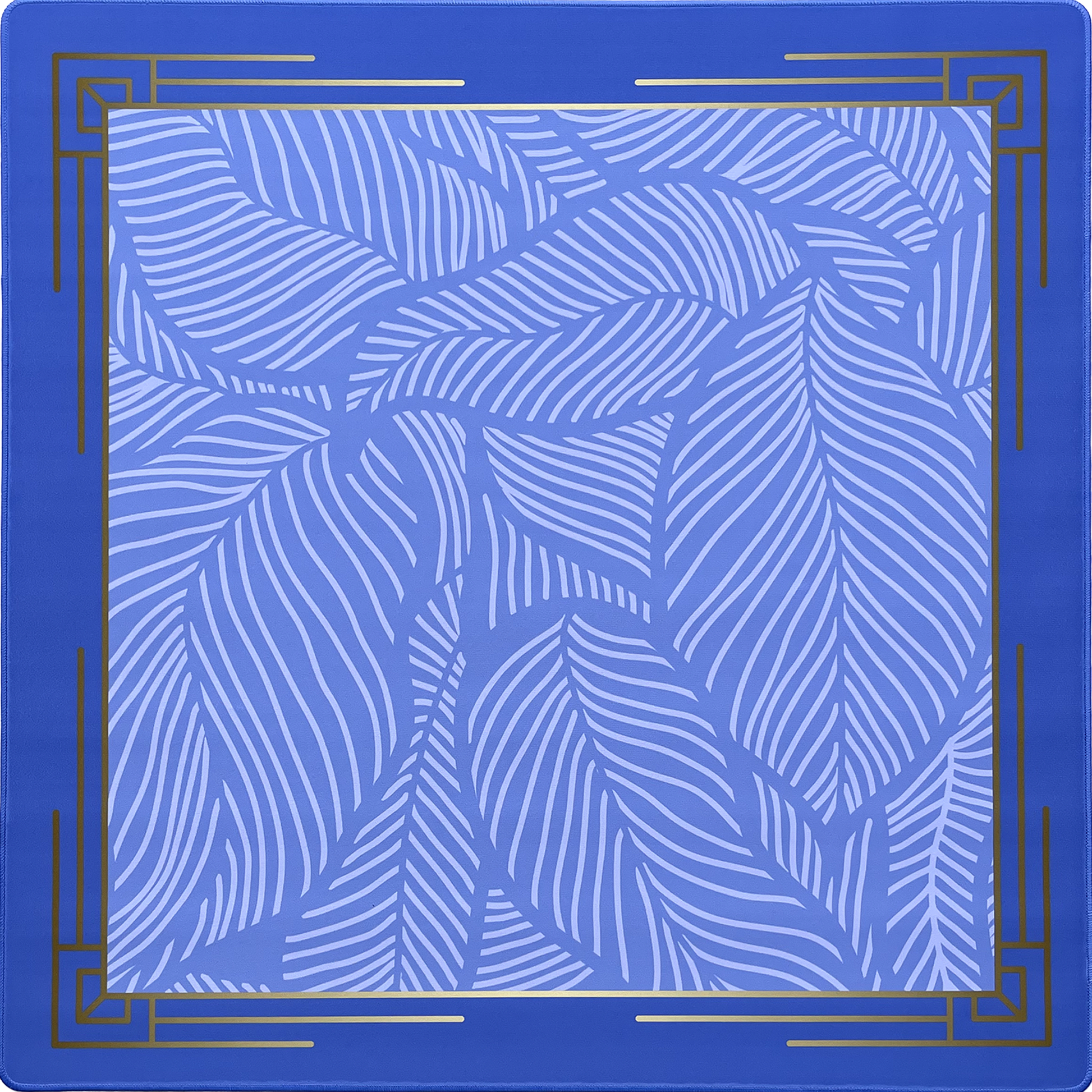 The Paradise Mahjong Mat - Blue Bliss front