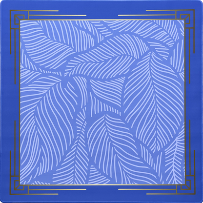 The Paradise Mahjong Mat - Blue Bliss front