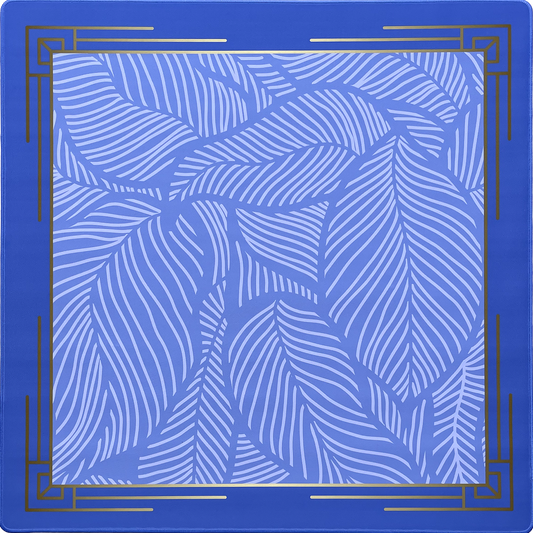 The Paradise Mahjong Mat - Blue Bliss front