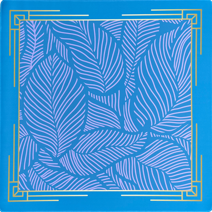 The Paradise Mahjong Mat - Tropical Teal front