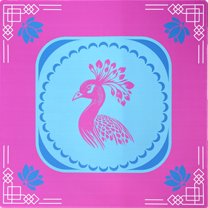 The_Queen_Peacock_Mahjong_Mat_