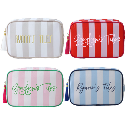 Custom Monogramed Mahjong Tile Bag