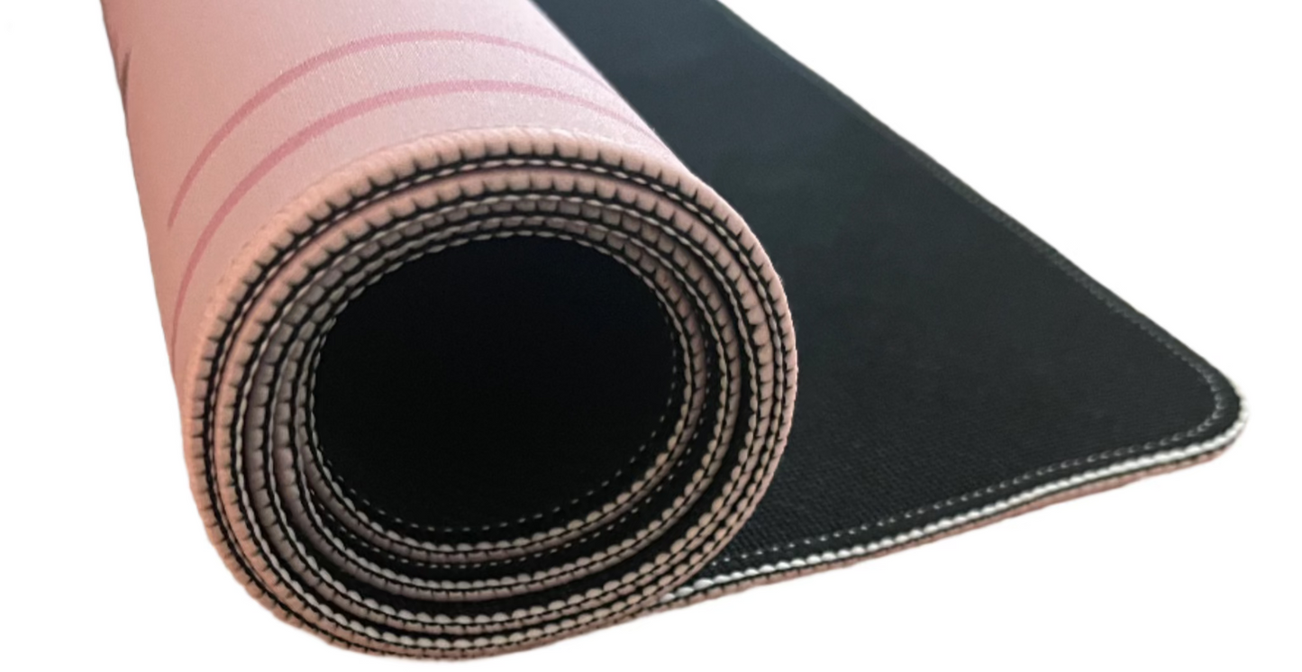 he Queen Peacock Mahjong Mat - Beloved Blush rolled